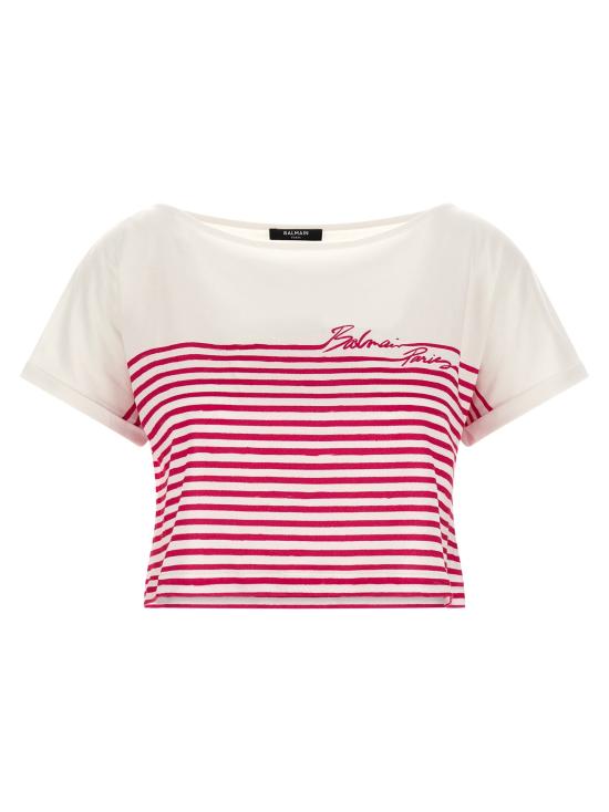 26SS 발망 반팔 티셔츠 BA325465BM PINK