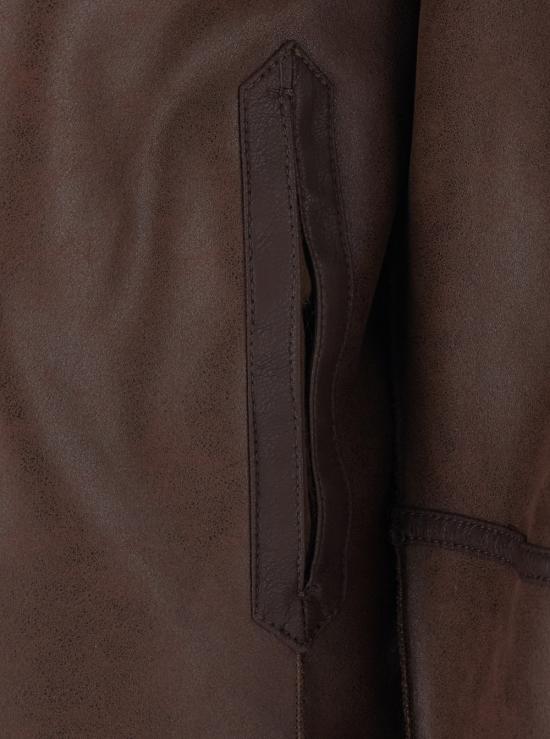 26FW 어반코드 가죽 자켓 BJ20455TRUFFLE Brown - URBANCODE