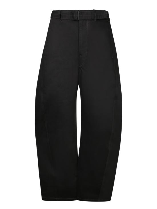 27FW 르메르 트위스트 벨티드 팬츠 PA326 LD1055 BK999 Black