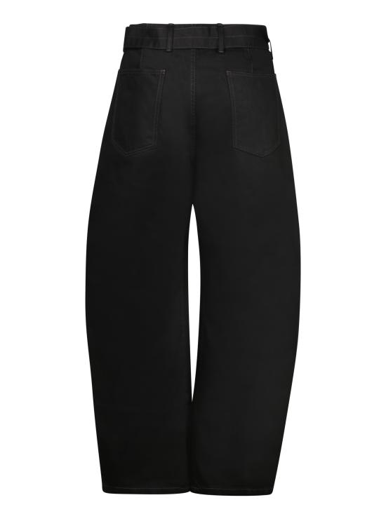 27FW 르메르 트위스트 벨티드 팬츠 PA326 LD1055 BK999 Black - LEMAIRE