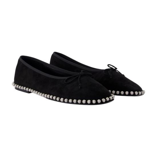 25FW 알렉산더 왕 플랫 슈즈 CONFIG WANS24301 BLACK - ALEXANDER WANG