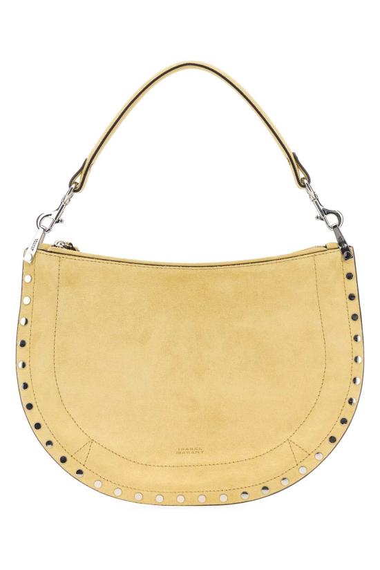 26FW 이자벨마랑 오스칸 소프트 지퍼 백 BF0066FAB2C03M 10ST YELLOW
