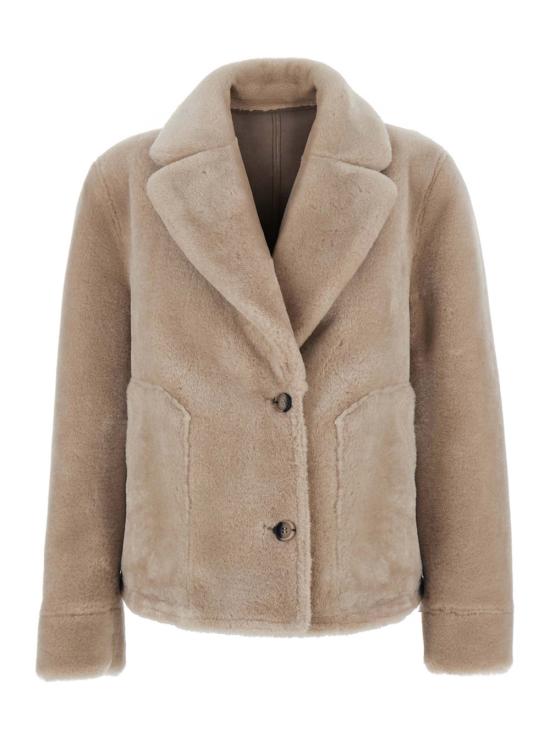 26FW 어반코드 무스탕 BJ20475CREAMANDTAUPE Beige