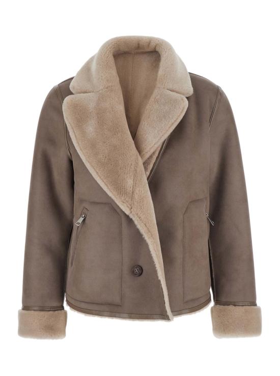 26FW 어반코드 무스탕 BJ20475CREAMANDTAUPE Beige - URBANCODE