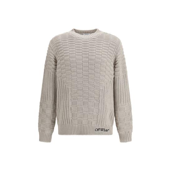 26SS 오프화이트 스웨터 OF44MHE20RS26K0012502050BB BEIGE