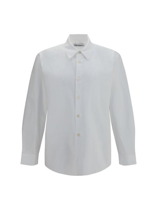 26FW 아워레가시 화이트 리퀴드 포플린 비욘드 셔츠 M4242BWP WHITE