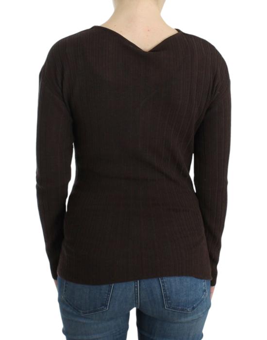 로베르토 카발리 스웨터 SIG11848 BROWN - ROBERTO CAVALLI
