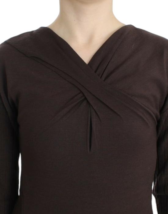  로베르토 카발리 스웨터 SIG11848 BROWN - ROBERTO CAVALLI