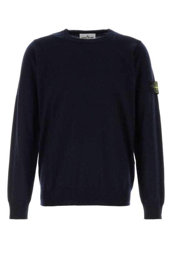 26FW 스톤 아일랜드 라이트 RWS 퓨어 울 크루넥 스웨터 L2S155100071S00C4 V0020 NAVY