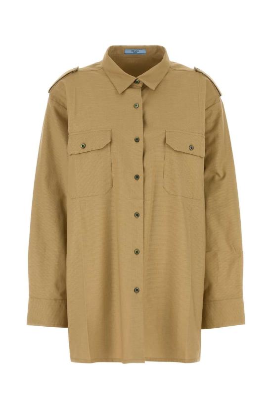 25FW 프라다 셔츠 P496HSOOO16TE F0241 BEIGE