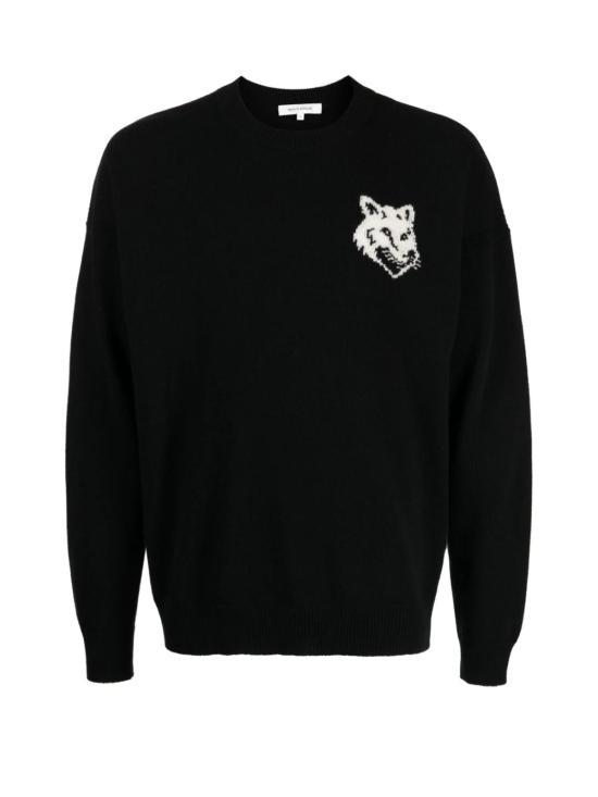 25FW 메종키츠네 스웨터 LM00819KT1063P199 BLACK - MAISON KITSUNE
