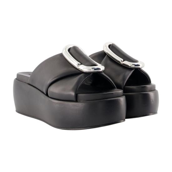 26FW 마크제이콥스 뮬/슬리퍼 2P6FSA001F23 001 black - MARC JACOBS