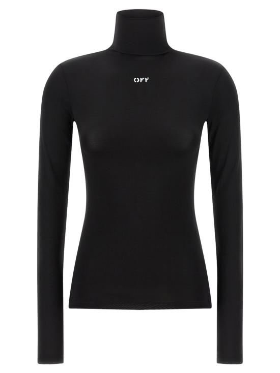 26FW 오프화이트 긴팔 티셔츠 OF337359BM BLACK