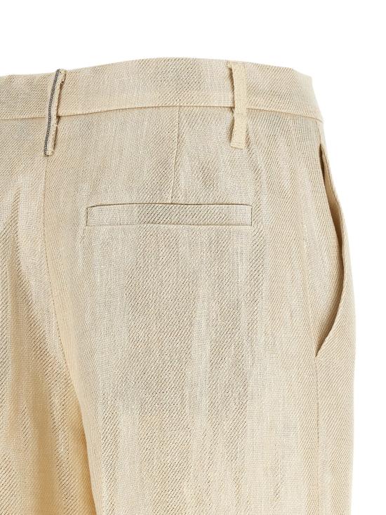 26SS 브루넬로 쿠치넬리 스트레이트 팬츠 BR334942BM GOLD - BRUNELLO CUCINELLI