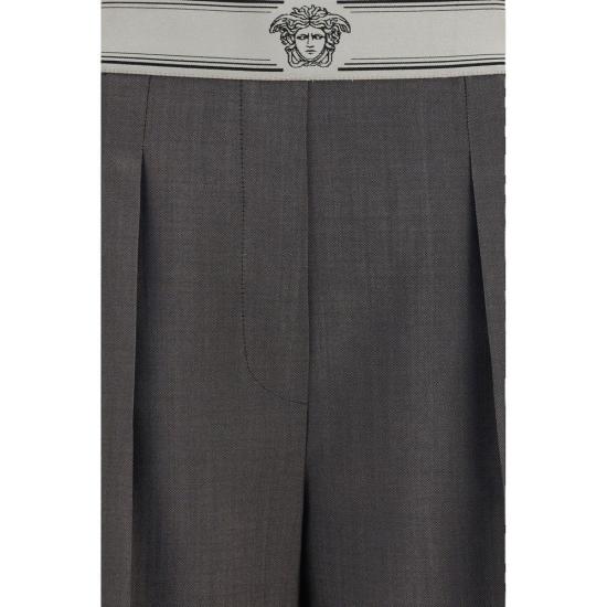 26FW 베르사체 스트레이트 팬츠 VE10258851A176691EJ70BB GRAY - VERSACE