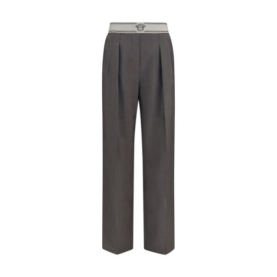 26FW 베르사체 스트레이트 팬츠 VE10258851A176691EJ70BB GRAY