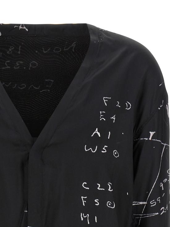 26SS 릭 오웬스 긴팔 셔츠 RI331036BM BLACK - RICK OWENS