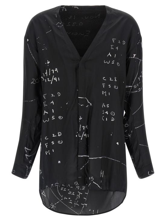 26SS 릭 오웬스 긴팔 셔츠 RI331036BM BLACK