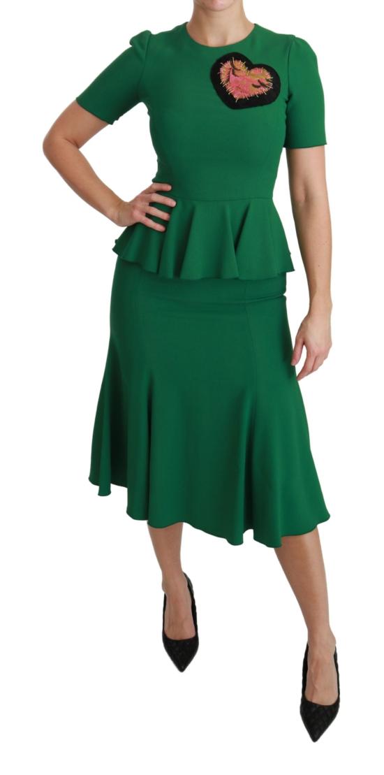  돌체앤가바나 미디 원피스 DR2511 GREEN - DOLCE & GABBANA