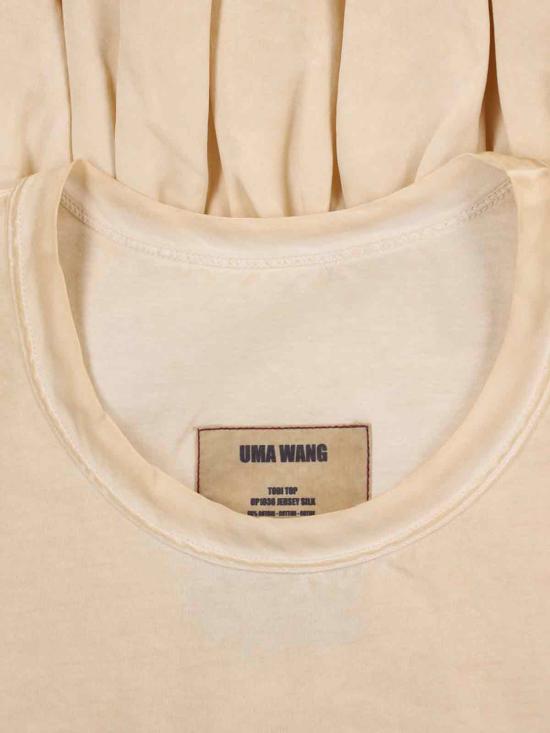 26FW 우마 왕 반팔 티셔츠 UP1036 UW200 BEIGE - UMA WANG
