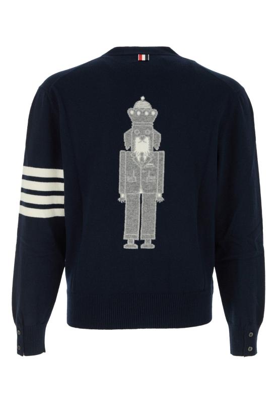  톰브라운 가디건 MKC567AY1029 415 NAVY - THOM BROWNE