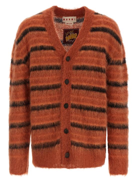 25FW 마르니 가디건 MA315321BM ORANGE
