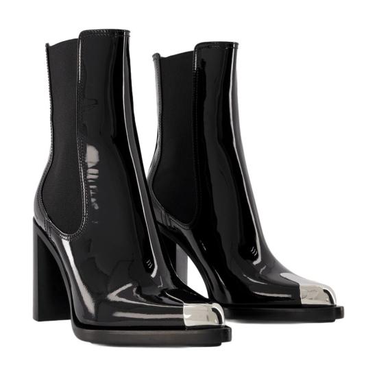  알렉산더 맥퀸 부츠 CONFIG AMQS18344370 BLACK - ALEXANDER MCQUEEN