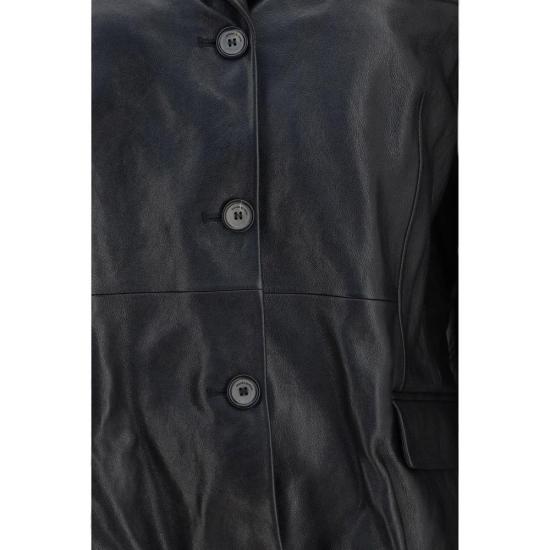 26FW 마그다뷰트림 가죽 자켓 MA293726BLACKBB - MAGDA BUTRYM