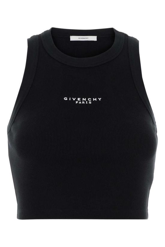 26SS 지방시 민소매 티셔츠 BW70FNP7BR 001 BLACK