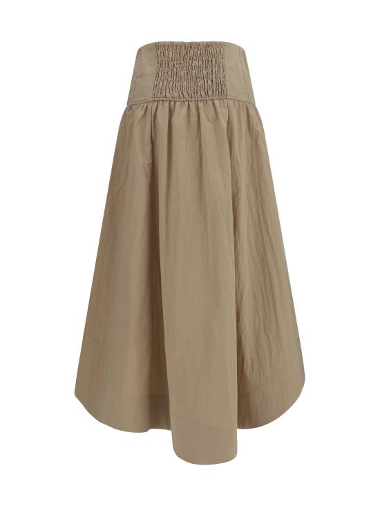 26FW 가니 롱 스커트 A1090274 ZZR BEIGE - GANNI