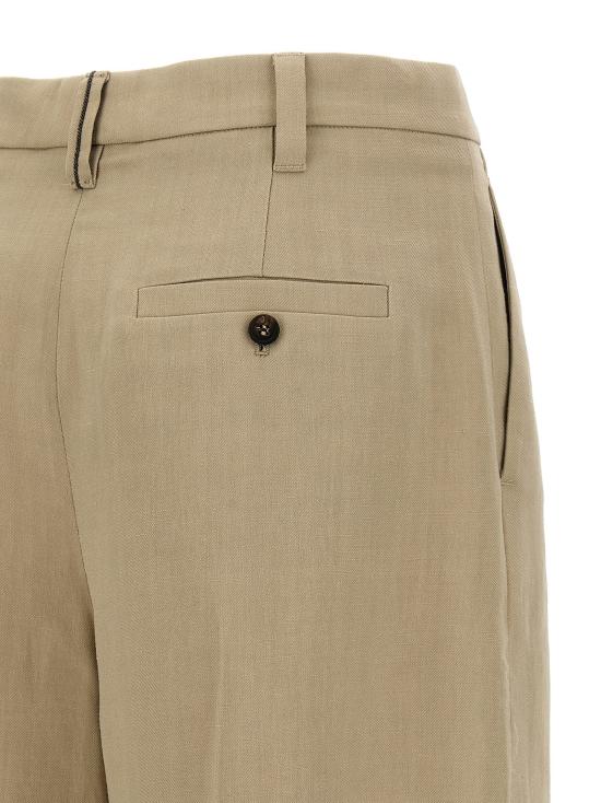 26SS 브루넬로 쿠치넬리 숏팬츠 BR331406BM BEIGE - BRUNELLO CUCINELLI