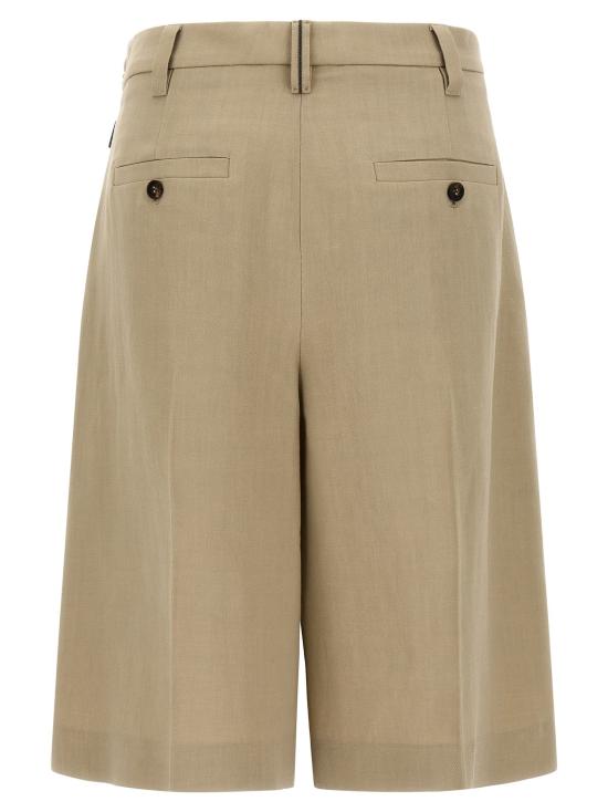 26SS 브루넬로 쿠치넬리 숏팬츠 BR331406BM BEIGE - BRUNELLO CUCINELLI