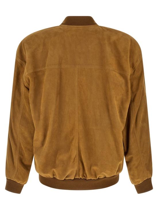 26SS 생로랑 무스탕 SA333890BM BROWN - SAINT LAURENT
