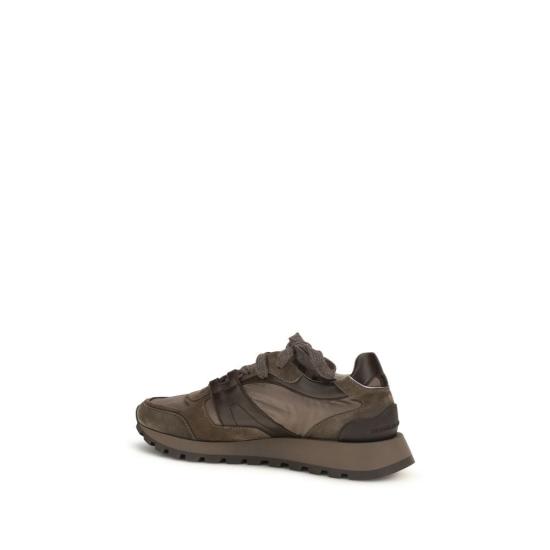 26FW 브루넬로 쿠치넬리 스니커즈 BRMZSFG3327PC8769BB BROWN - BRUNELLO CUCINELLI