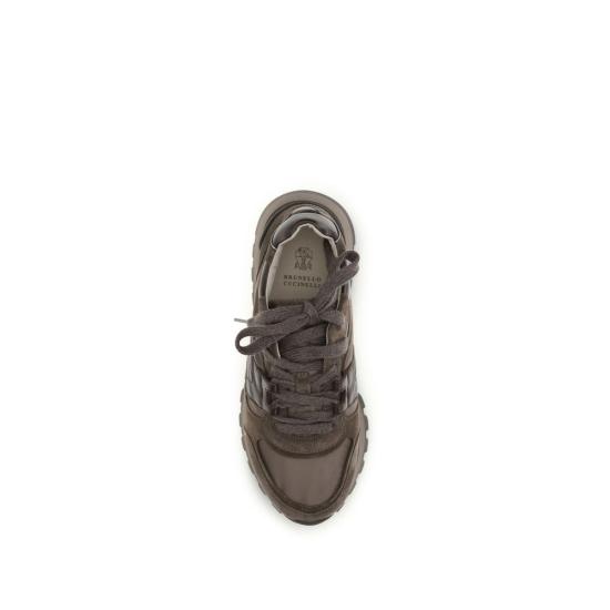 26FW 브루넬로 쿠치넬리 스니커즈 BRMZSFG3327PC8769BB BROWN - BRUNELLO CUCINELLI