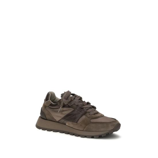26FW 브루넬로 쿠치넬리 스니커즈 BRMZSFG3327PC8769BB BROWN - BRUNELLO CUCINELLI