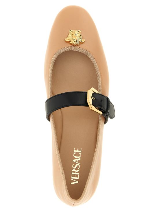 26SS 베르사체 플랫 슈즈 VE330379BM BEIGE - VERSACE