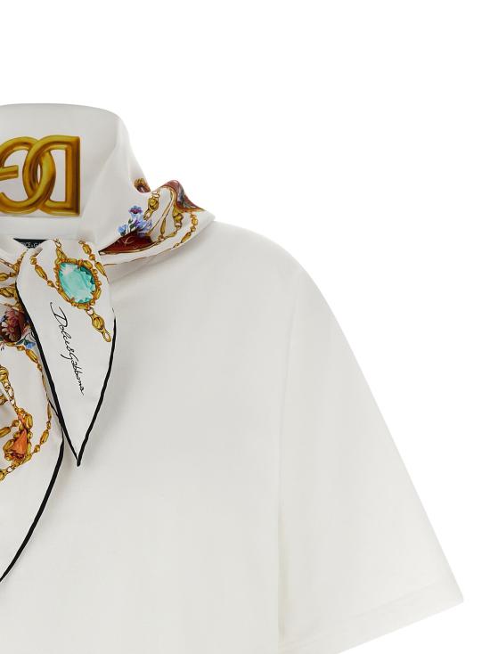 26SS 돌체앤가바나 폴로 티셔츠 DO332938BM WHITE - DOLCE & GABBANA