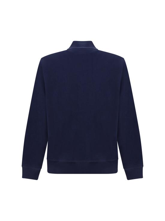  브루넬로 쿠치넬리 긴팔 티셔츠 MM8319072G C1265 NAVY - BRUNELLO CUCINELLI