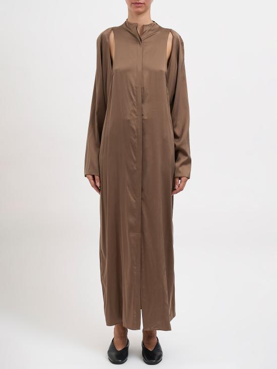 26FW 루오한 롱 원피스 RRE089AW26 Brown