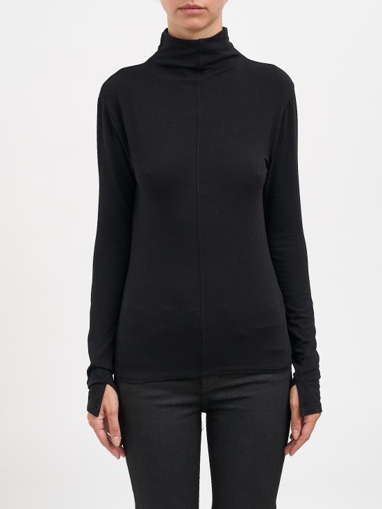 26FW 톰크롬 터틀넥 RWTS627BLACK