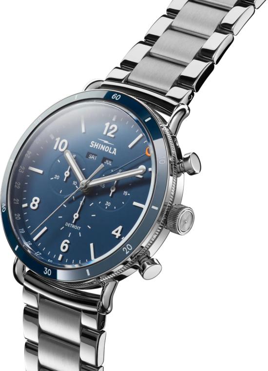  시놀라 손목시계 신올라 캔필드 스포츠 크로노그래프 45mm 시계 - SHINOLA