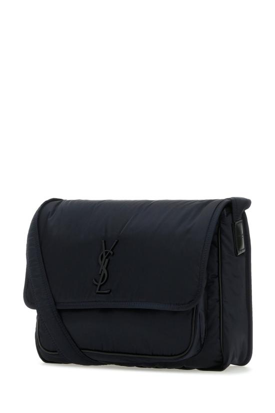  생로랑 니키 나일론 메신저 크로스바디백 757146FACF8 4089 BLACK - SAINT LAURENT