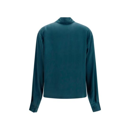 26FW 톰포드 블라우스 TOTS2144FAX1720GDVBB BLUE - TOMFORD