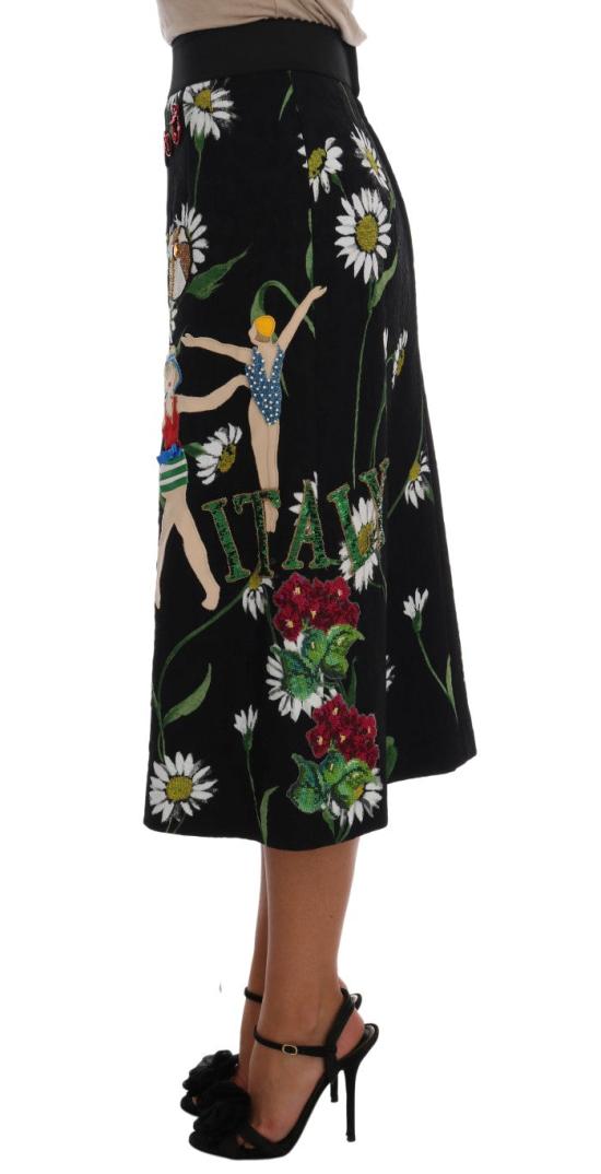  돌체앤가바나 롱 스커트 SKI1065 BLACK - DOLCE & GABBANA