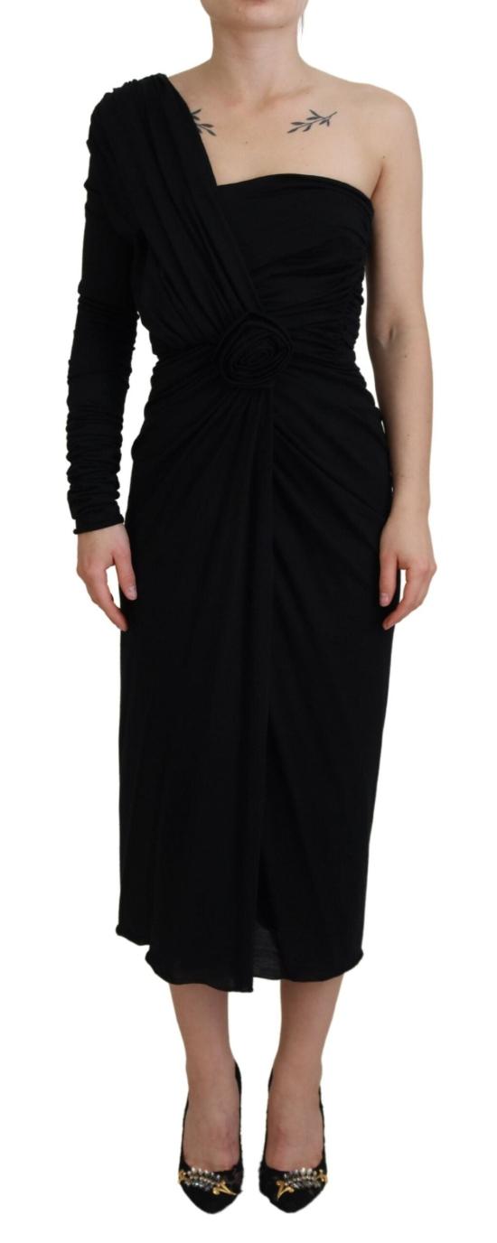  돌체앤가바나 롱 원피스 DR28903 BLACK