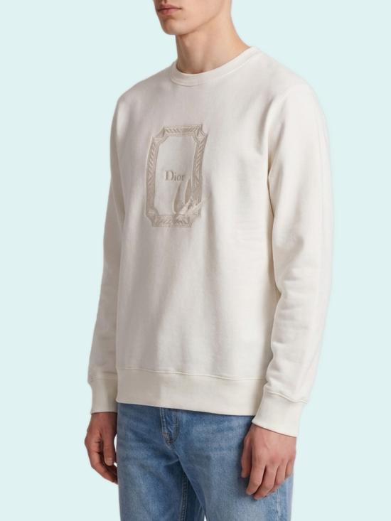 26FW 디올 긴팔 티셔츠 643J672 WHITE - DIOR