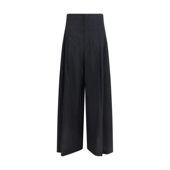 26SS 브루넬로 쿠치넬리 팔라초 팬츠 BRM0F79P9226C101BB BLACK