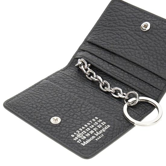 26FW 마르지엘라 스티치 키링 카드지갑 S56UI0128P4455 Black - MAISON MARGIELA