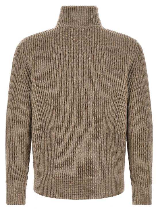 26FW MM6 메종마르지엘라 집업 니트 MM338343BM BEIGE - MM6 MAISON MARGIELA